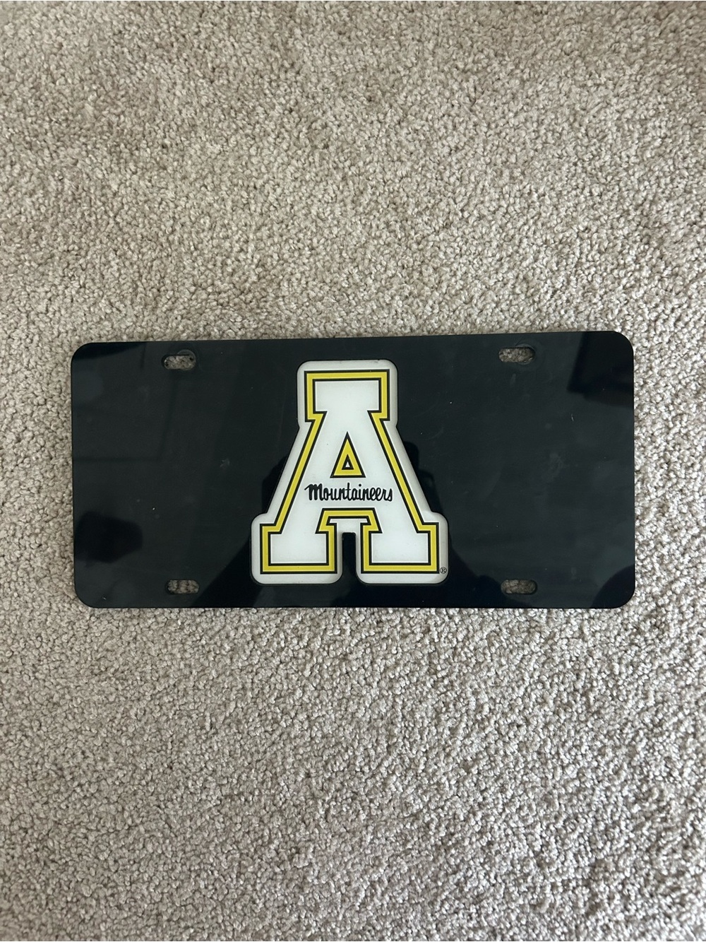 Appalachian State License Plate